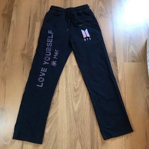 K Pop BTS Love yourself her sweat pants